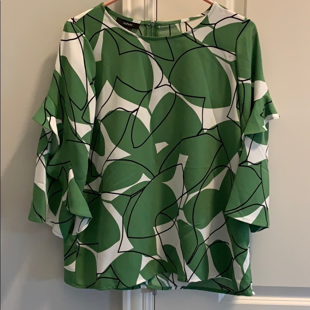 Alfani Ruffle Sleeve Top
